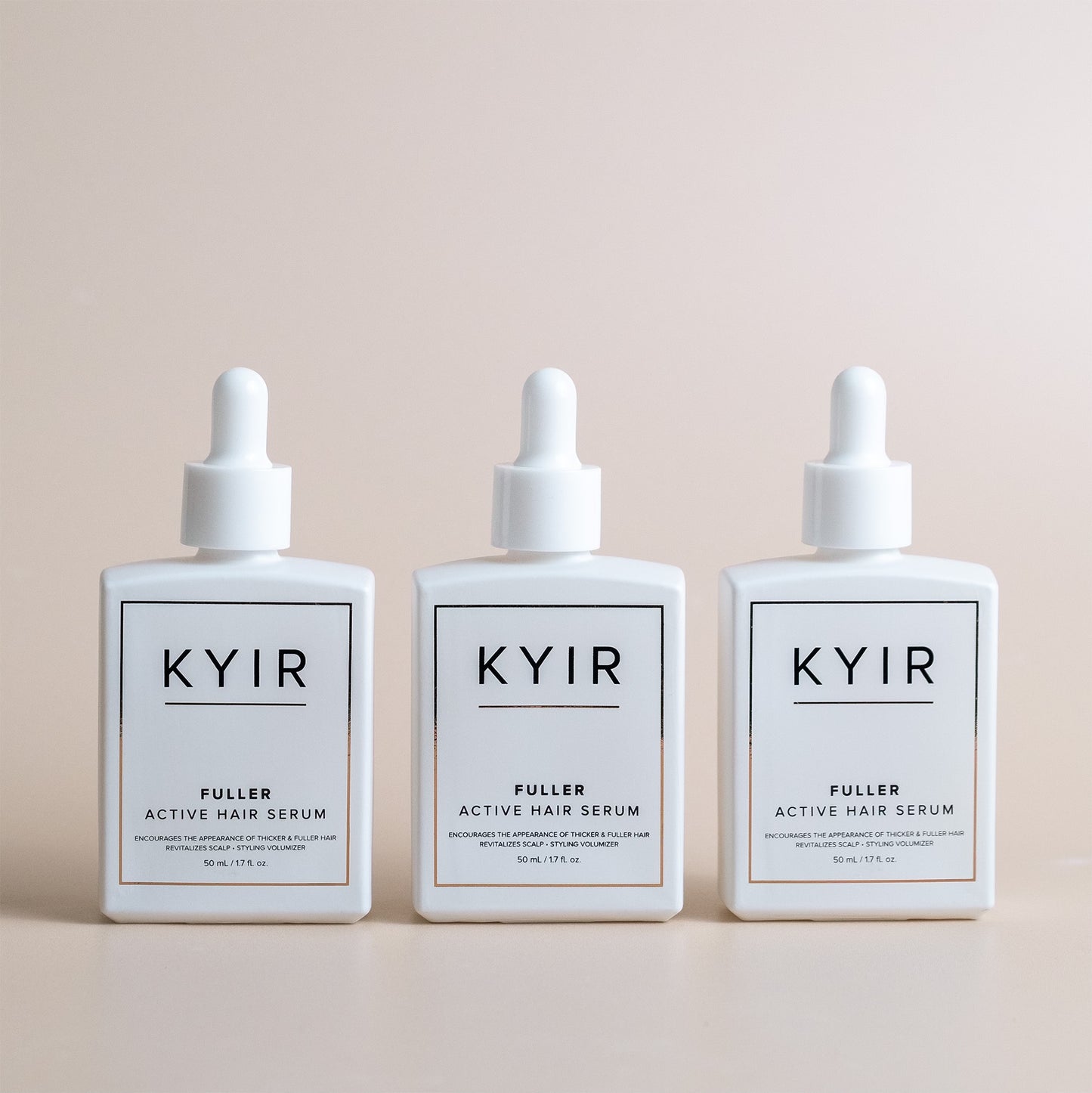 Fuller Active Hair Serum (3 Bottles - 90 Days)