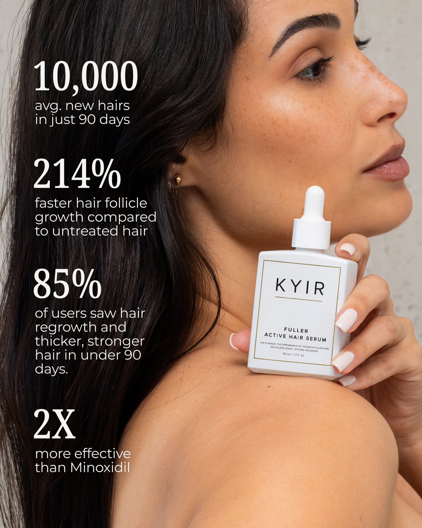 Fuller Active Hair Serum (3 Bottles - 90 Days)